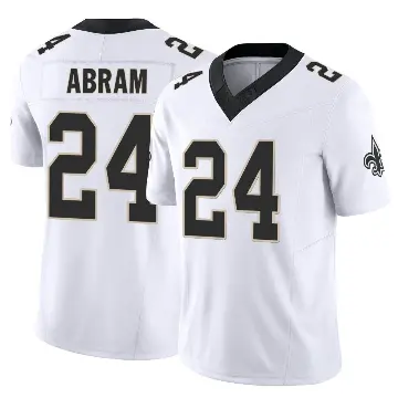 ＃24 Youth Johnathan Abram White Limited New Orleans Saints Vapor F.U.S.E. Jersey