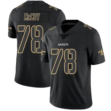 ＃78 Men's Erik McCoy Black Impact Limited New Orleans Saints Jersey
