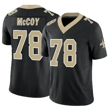 ＃78 Youth Erik McCoy Black Limited New Orleans Saints Vapor F.U.S.E. Jersey