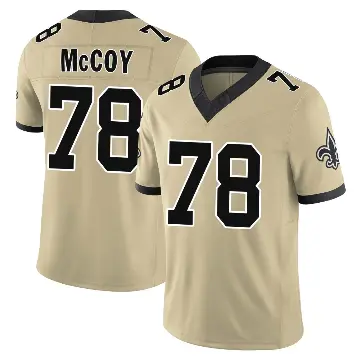 ＃78 Youth Erik McCoy Gold Limited New Orleans Saints Alternate Gameday s Alternate Vapor F.U.S.E. Jersey